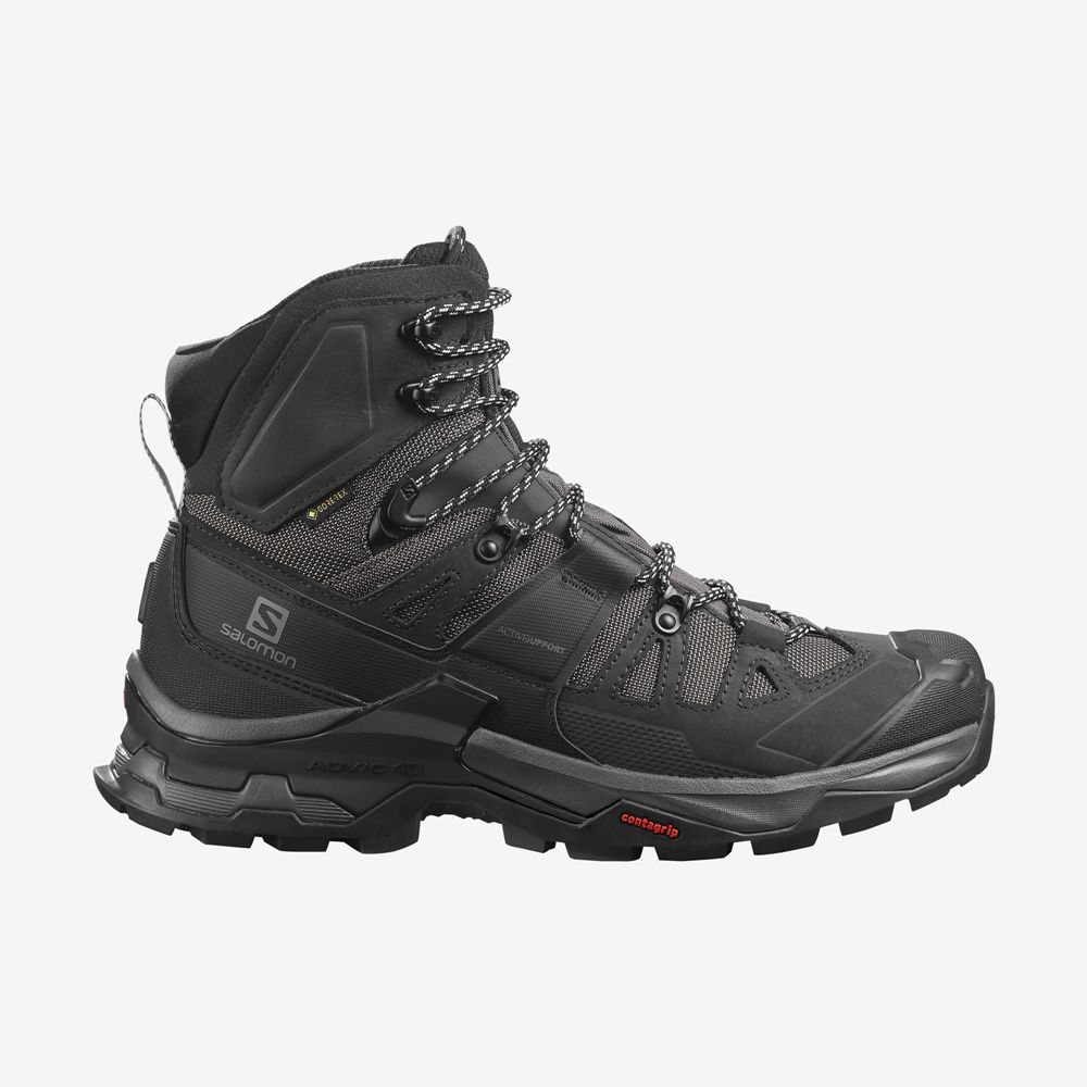 Botas De Montaña Salomon Hombre Negras - Salomon Argentina QUEST 4 GORE-TEX,503846-HPK